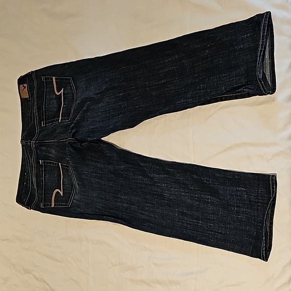 American eagle dark denim artist crop - Picture 4 of 5